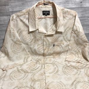 ❤️ RocaWear  S/S Patterned Button-Up Shirt Size XXXL
